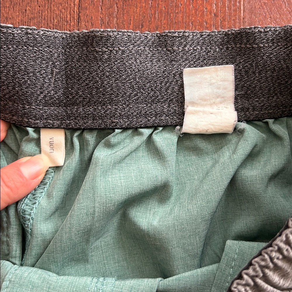 Vuori Sage Green and Charcoal Shorts - Picture 3 of 3